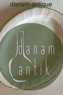 Royal Copenhagen Hvid Svejfet med takket guldkant (Stel 387 / Josephine) Ovalt serveringsfad No 1556