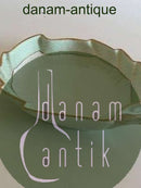 Royal Copenhagen Grøn Svejfet Bladformet Assiette No 1866