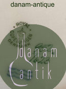 Royal Copenhagen Grøn Svejfet Frokosttallerken No 1623