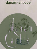 Royal Copenhagen Grüner geschweißter großer tiefer Teller Nr. 1614