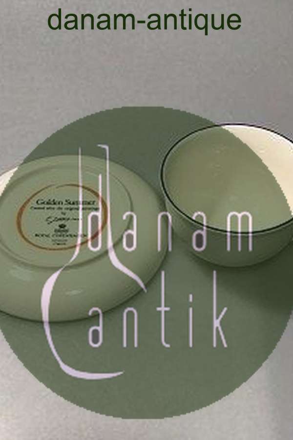 Royal Copenhagen Golden Summer Coffee Cup and Saucer No. 072+073