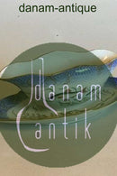 Royal Copenhagen Blaue Fischuntertasse mit Fischrand Nr. 3003