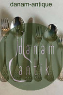 Bjorn Wiinblad Rosenthal Romanze / Romance Sterling silver flatware for 12 persons/96  pieces.