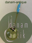 Zuckerlöffel aus Silber und Emaille von Frigast