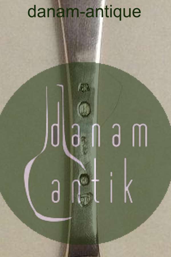 Dansk Sølv sukkerske med rav Grann & Laglye