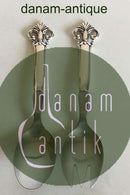 Cohr Salad Set in Silver and Stainless Steel