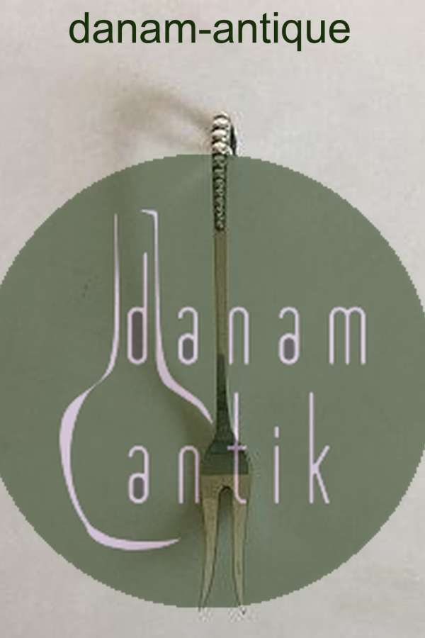 Pålægsgaffel i sølv