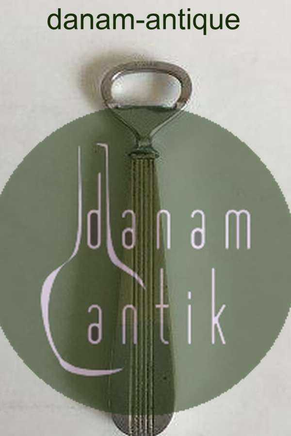 Axel Holm, København Sterling Sølv og Rustfrit Stål Øloplukker