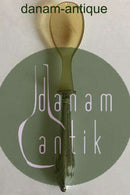 Lille serveringsske i Sølv med blad af horn