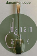 Silberlöffel mit Ornamenten und vergoldetem Löffel