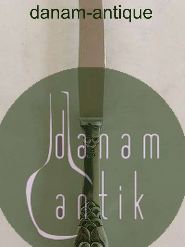 Evald Nielsen No. 2 Frugtkniv / Barnekniv i Sterling Sølv og Rustfrit Stål