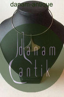 Hans Hansen Sterling Sølv Halsring med vedhæng No 323