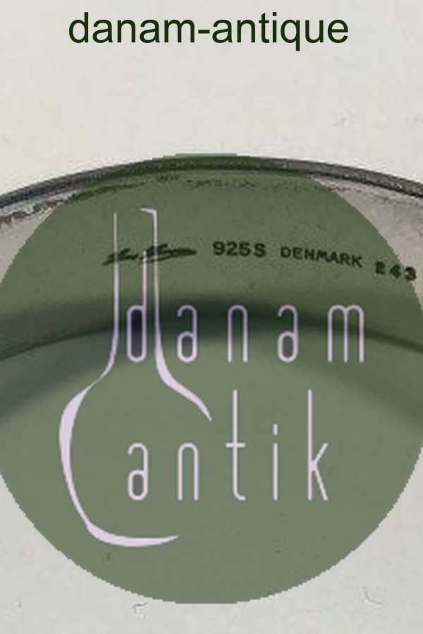 Hans Hansen Sterling Sølv Armring No 243 Lilla Quartz