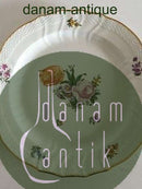 Royal Copenhagen Full Saxon Flower Round Serving Tray No 1563