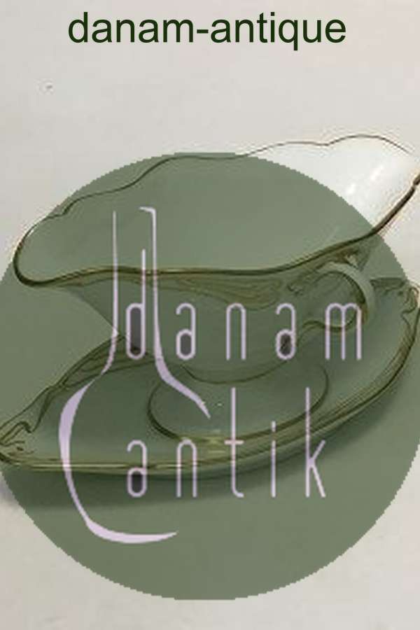 Royal Copenhagen Stel nr. 117 Art Nouveau med gulddekoration Sovseskål