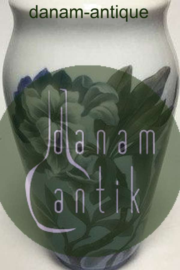 Royal Copenhagen Art Nouveau Vase Rhododendron No. 845/1216