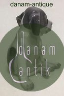 皇家哥本哈根的尖头小狗塑像&