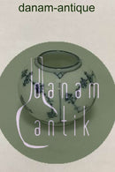 Royal Copenhagen Blaue geriffelte Umschlagvase Nr. 498