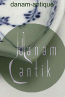 Royal Copenhagen Blau geriffelt Hälfte Spitze Blatt geformt Kuchen Schüssel Nr. 548