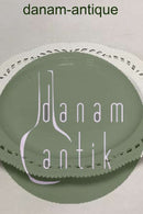 Royal Copenhagen Hvid Flora Danica Perlestel Stor Rundt Fad No 3528