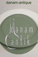 皇家哥本哈根Flora Danica珍珠器皿白色服务盘编号3523