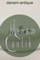 Royal Copenhagen Musselmalet Riflet Stort rundt fad No 109. Kanten er slebet af