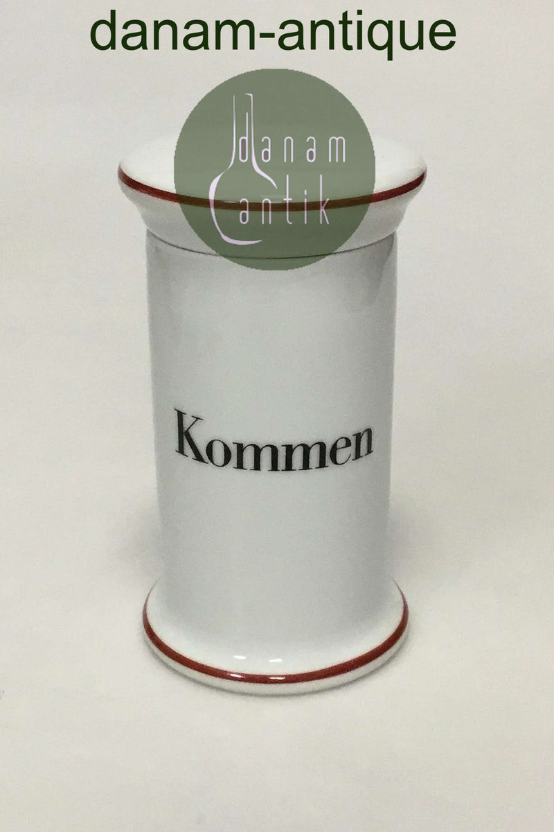 Bing & Grøndahl Kommen Krydderikrukke No 497 fra Apotekerserien