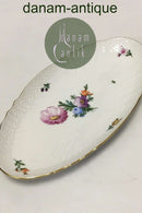 皇家哥本哈根轻型撒克逊花长方形盘子No 1689