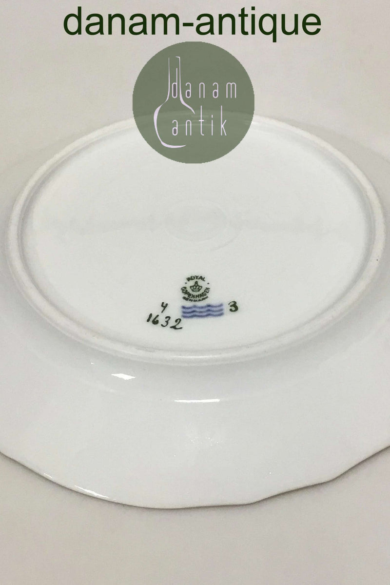 Royal Copenhagen Fuld Saksisk Blomst Frokosttallerken No 1632