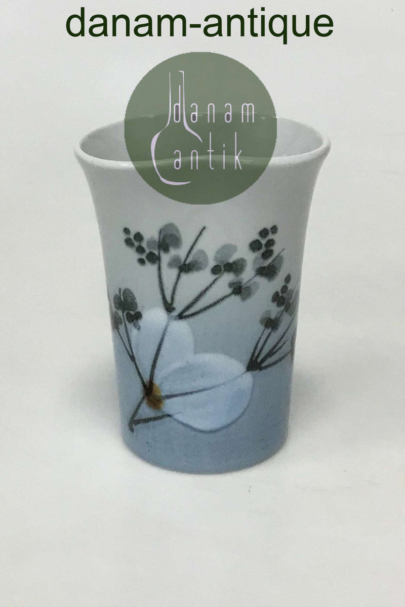 Royal Copenhagen "Celeste" Fajance Lille vase af Ellen Malmer