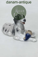 Royal Copenhagen Figur af Setter med fasan No 1533