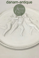 Royal Copenhagen Biscuit Platte Tre Svævende Engle No 89