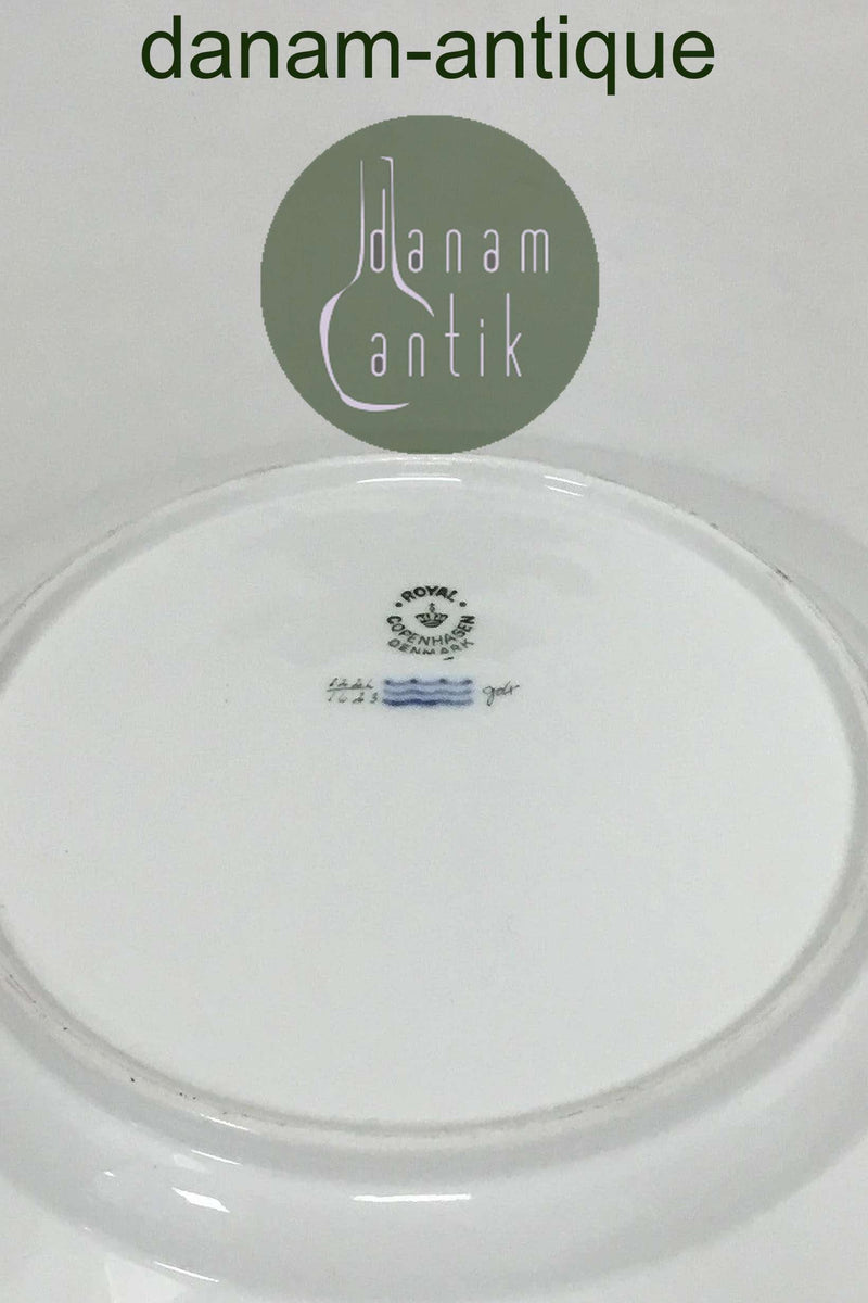 Royal Copenhagen Fuld Saksisk Blomst Frokosttallerken No 1623