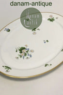 Royal Copenhagen Bellis og Følfod Ovalt fad No 9009