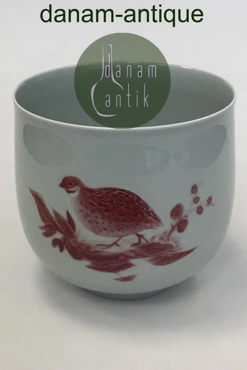 Royal Copenhagen Moderne vase med vagtel No 4405