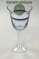 "Blå Klokke" Rødvinsglas Holmegaard