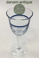 "Blå Klokke" Hvidvinsglas Holmegaard