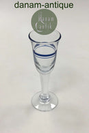 "Blå Klokke" Snapsglas Holmegaard