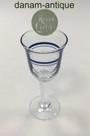 "Blå Klokke" Portvinsglas Holmegaard