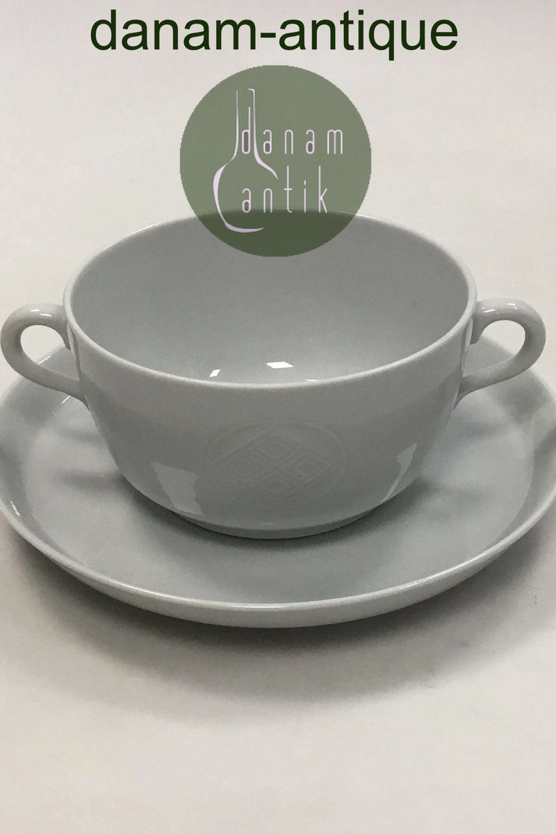 Royal Copenhagen Gemma Bouillonkop med underkop, uden låg No 14690