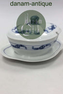 Royal Copenhagen Rosenknop Sauce bowl with lid and saucer No 8090