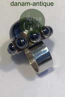 Georg Jensen Sterling Silver Ring No 166 ヘマタイト アストリッド・フォグ