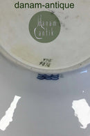 Royal Copenhagen Pattern no. 478 Rose garland with gold Large oval dish No 9038