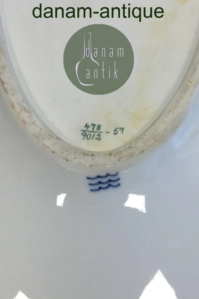 皇家哥本哈根套装第478号玫瑰花环金鱼盘第9012号