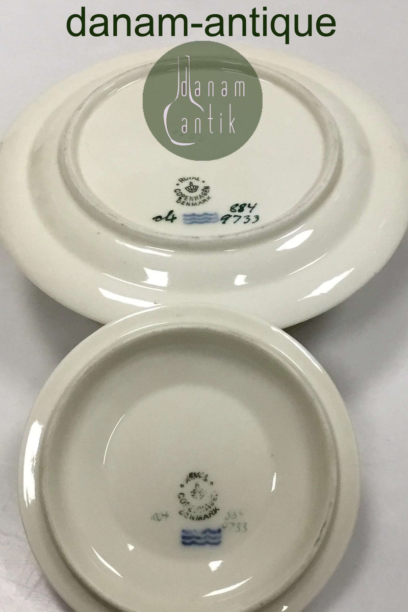 Royal Copenhagen Hjertegræs Marmelade / Smør skål No 884/9733.