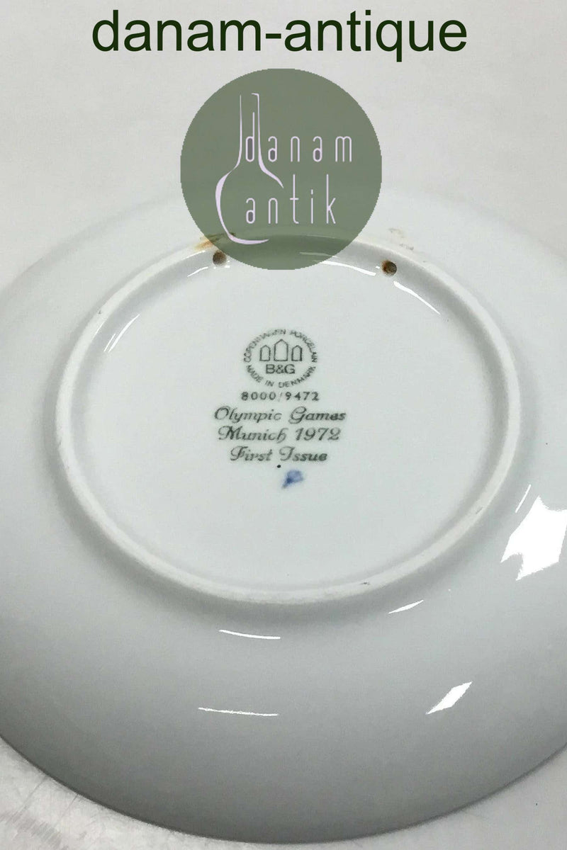 Bing & Grondahl Gedenkteller für die Olympischen Spiele 1972 in München Nr. 8000/9472