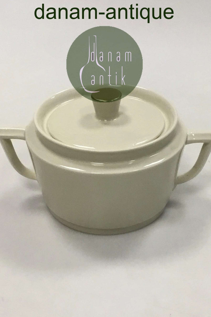 Royal Copenhagen Smooth Cream Pattern Sugar bowl with lid No 9479