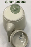 Royal Copenhagen Smooth Cream-colored Pattern with gold edge Teapot No 9534