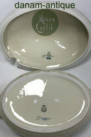 Royal Copenhagen Creme Svejfet med Guld (Stel 1235) Lågfad No 1666