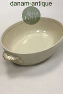 Royal Copenhagen Creme Svejfet med Guld (Stel 1235) Fad No 1702